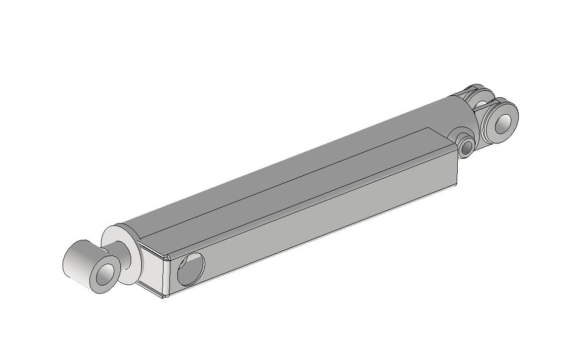 Zylinder doppelwirkend Judo 63/36 EBL=621 HUB=427mm Zylinder doppelwirkend Judo 63/36 EBL=621 HUB=427mm