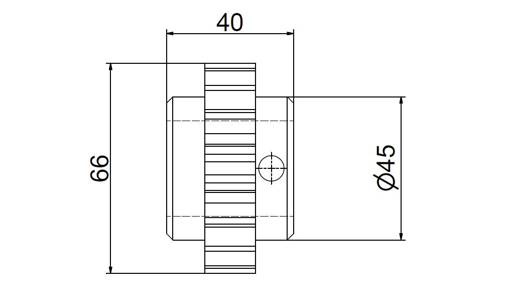 Stirnrad für Schneckengetriebe für Kipp Top, Sani Top
